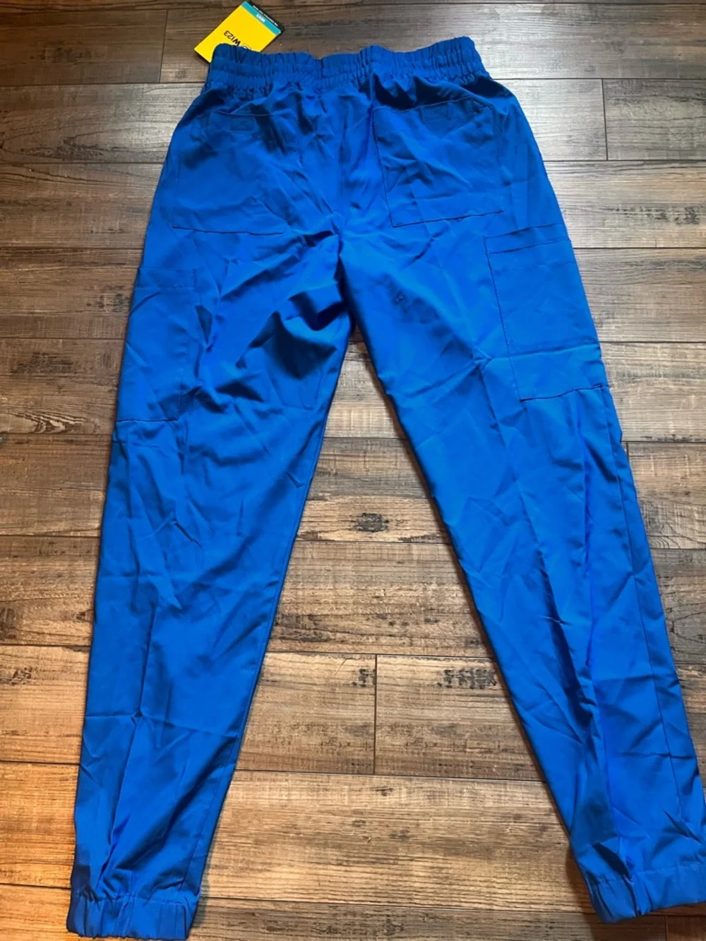 Men's Blue Active Drawstring Pants - Picture 5 of 10